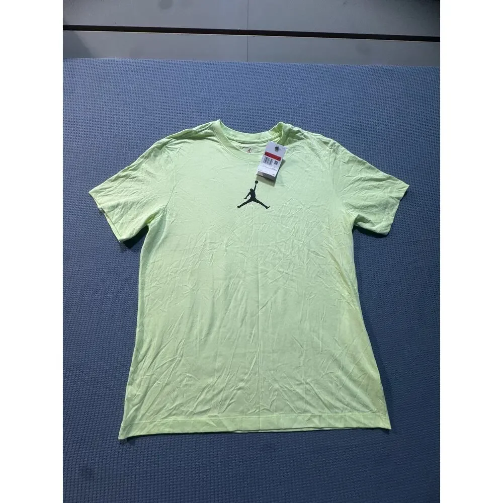 Jordan Jumpman Men's T-Shirt Sz L Yellow Brand New